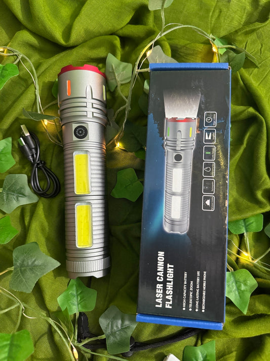 Laser Cannon X03 30000mAh Zoom Light With Power Bank