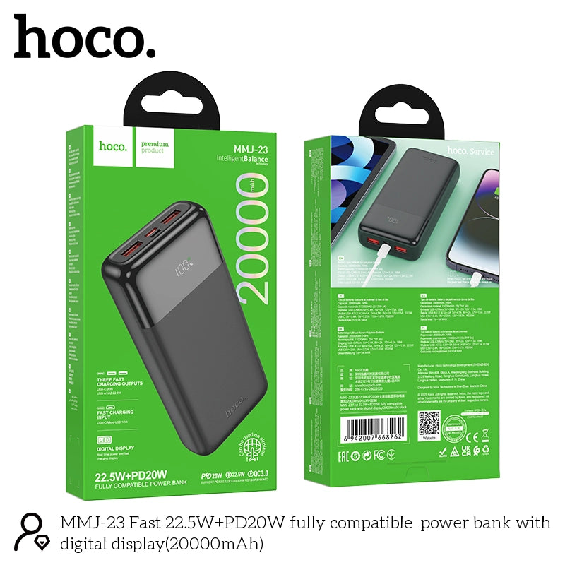 Hoco MMJ23 22.5W Fast Charging 20000mAh Power Bank