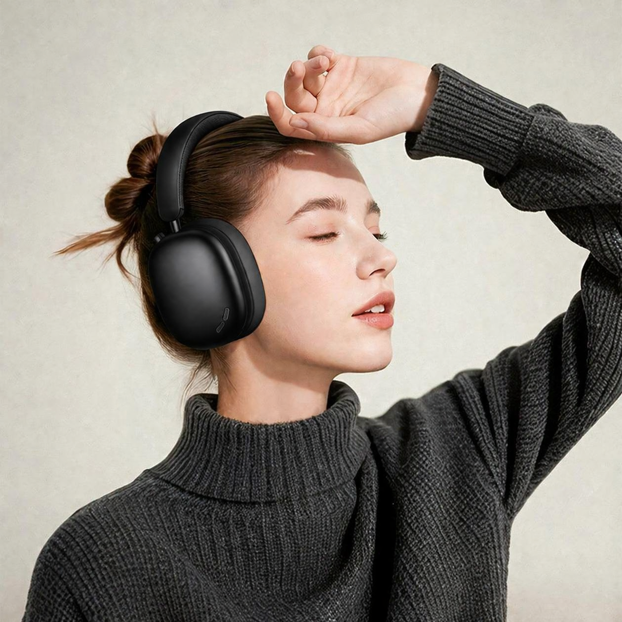 Hoco W63 Triunfo ANC Bluetooth Headphone – 55 Hours Playtime | App Supported | Active Noise Cancellation