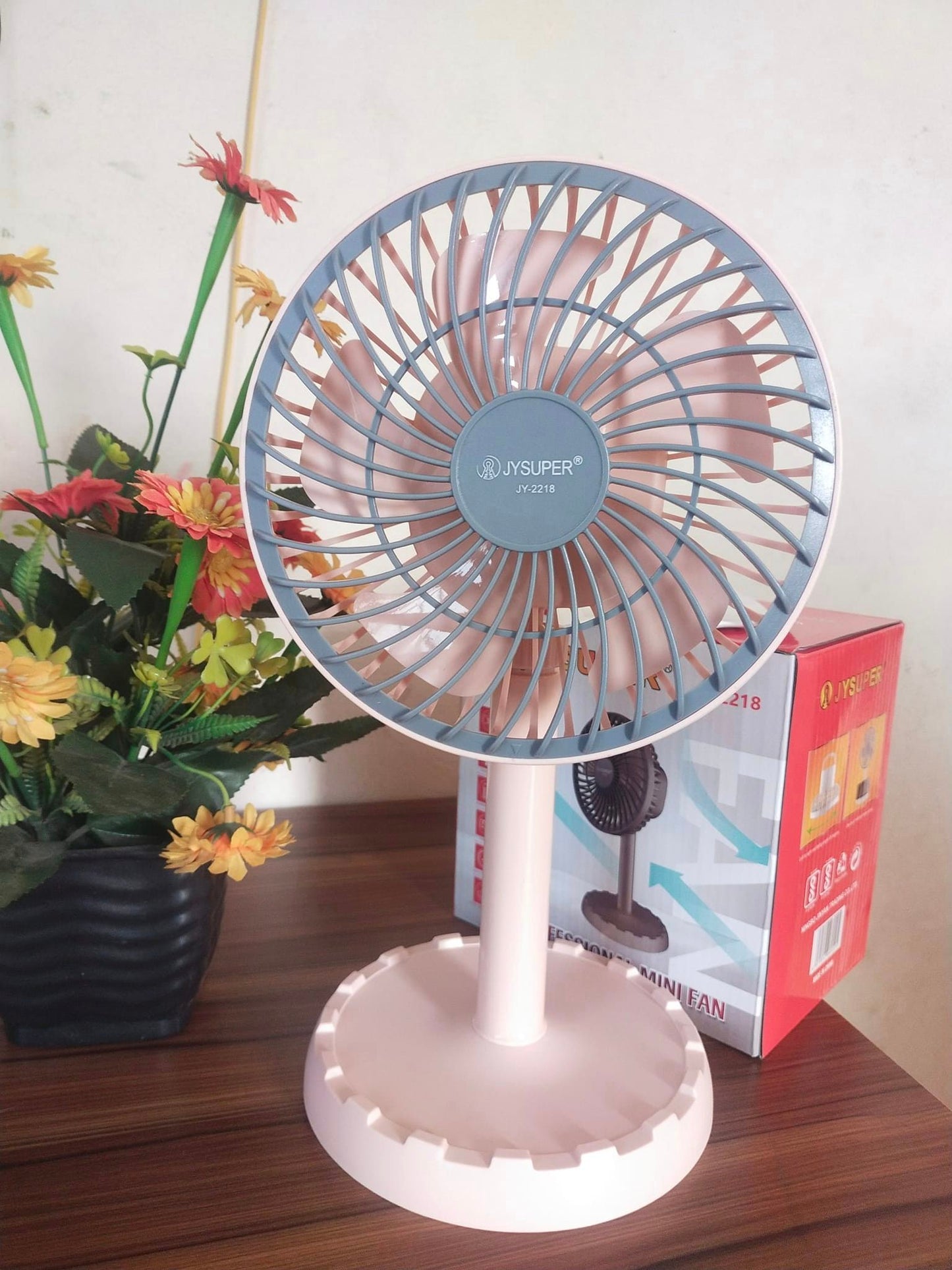 JY Super JY-2218  Rechargeable Fan