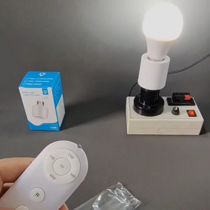 Wireless Remote Control E27 Lamp Holder (Model: YX-428A)