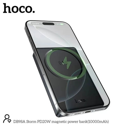 Hoco DB98A Storm PD 20W 10000mAh Slim Magnatic Power Bank