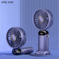 Portable Fan Personal Fan 5000MAh Rechargeable, 5 Speeds with LED Display, 90° Adjustable Multicolour