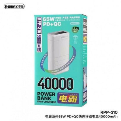 Remax RPP-310 Dinba Series 65W PD+QC Fast Charging Power Bank