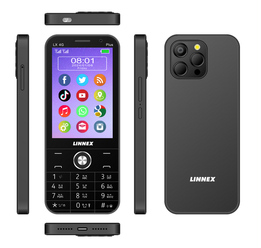 Linnex LX4G Android Touch Button Phone
